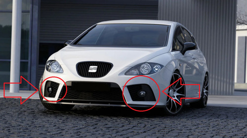 Griglie paraurti seat leon - griglie,