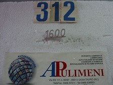 FREGIO LOGO SIGLA POSTERIORE FIAT 124 COUPE' SPORT “1600” IN METALLO