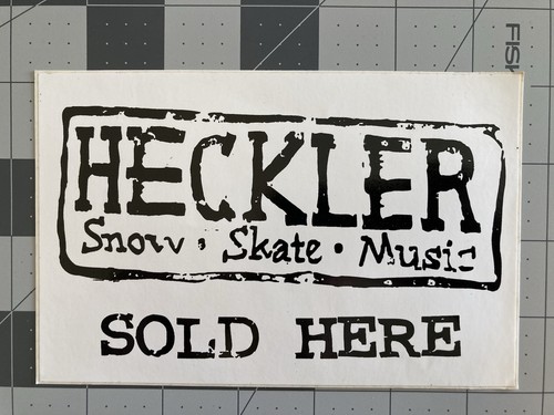 Heckler magazine adesivo - heckler,
