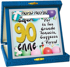 Targhetta trofeo anni - targhetta,