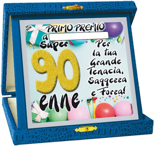 Targhetta trofeo anni - 90,