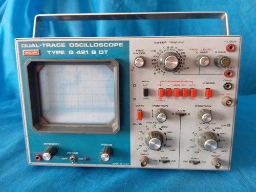 Oscilloscopio dual trace - dual,