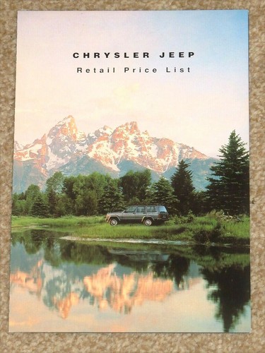 Listino prezzi jeep 1993 - listino,