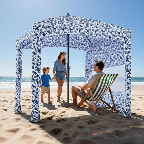 Parasole spiaggia portatile - spiaggia,