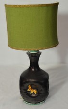 Lampada da tavolo in ceramica vietrese- Firmata C.A.S, vietri anni '40