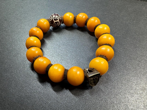 Bracciale osso yak stile - osso,