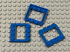 3 x LEGO blue Hinge Car Roof 4