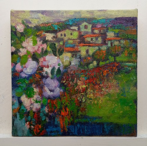 Quadro dipinto paesaggio - quadro,
