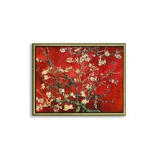 Stampa su Carta su tela o Quadro su tela o con Cornice Vincent Van Gogh Mandorlo