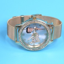 Betty Boop Women's Gold Finish