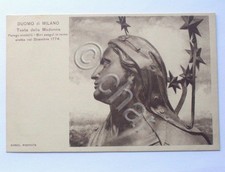 Cartolina Milano - Duomo - Tesata della Madonna 1910