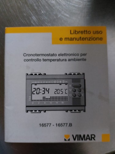 Cronotermostato vimar idea - cronotermostato,