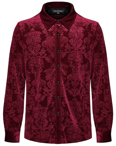 Camicia damascata punk rave - damascata, da
