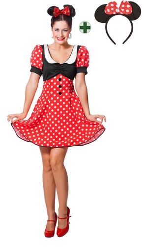 Costume minnie mouse donna - mouse,