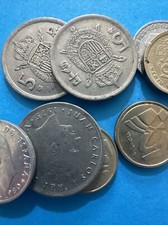 SPAIN LOT NO.8 COINS PESETAS