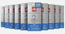 100 CAPSULE COMPATIBILI NESPRESSO ILLY DECAFFEINATO 100% ARABICA DECA CAFFE '