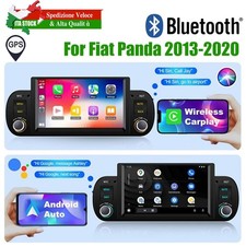 For Fiat Panda 2013-2020 7" Autoradio touchscreen Bluetooth GPS CarPlay Android