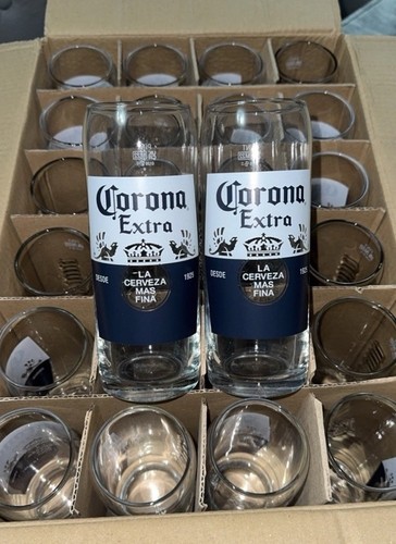 Corona pint glasses case 24 - pint, of
