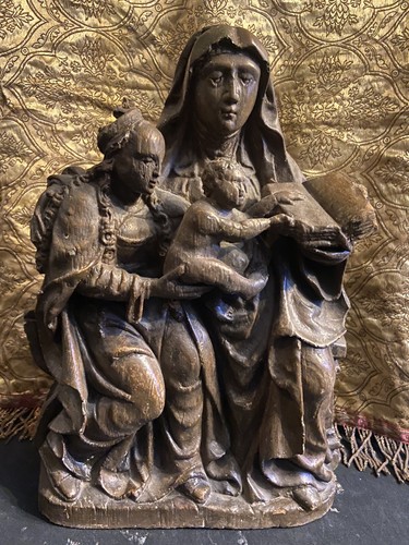 Antica scultura madonna - antica,
