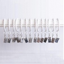  10 Pcs Anelli Tende Metallo