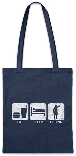 Mangiare sonno pesca shopper - pesca,