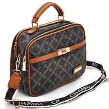 Borsa bauletto tracolla firmata CHARRO fantasia logata