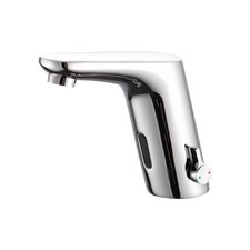 MISCELATORE LAVABO CON FOTOCELLULA CROMO BATTERIA O CAVO MOD. HOTELLERIE