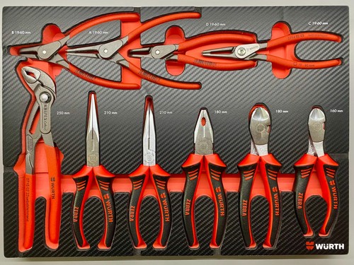 Würth zebra set pinze - set, con