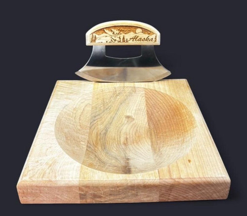 Coltello alaska ulu tagliere - ulu,