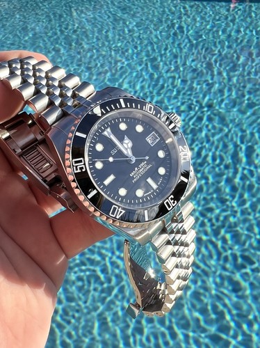 Seiko sub mod - classic, nero