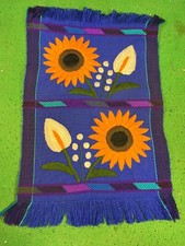 arazzo sudamerica fatto a mano floreale