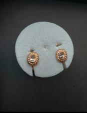 Orecchini da donna in oro 750 18 kt con zirconi