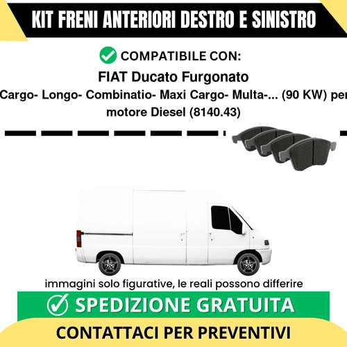 Pastiglie freno anteriori per - anteriori,