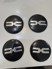 4 Pezzi Coprimozzo Adesivo Tappi Cerchi Auto Dacia News 56mm