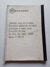 Piaggio Vespa PX 125 T5 Pole Position 1985 catalogo ricambi originale