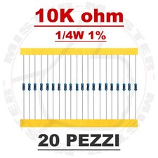 10K ohm RESISTORI A FILM