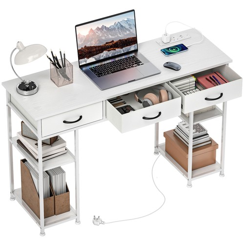 Homcom scrivania per computer - scrivania,