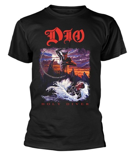 Shirt nera dio holy diver - t-shirt,