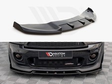 Sdoppiatore anteriore Maxton Design V3 per Mini Cooper JCW R56 nero lucido ABS
