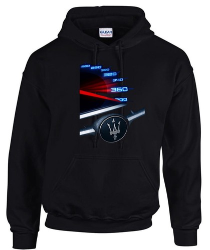 Felpa con cappuccio maserati - felpa,
