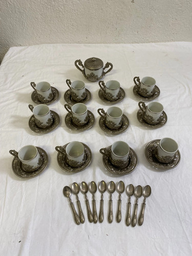 Servizio caffè vintage per - caffè, 12