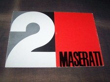 TOPRARITA' Splendida depliant Maserati Mistral del 1965!!!