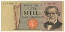 1000 LIRE GIUSEPPE VERDI II