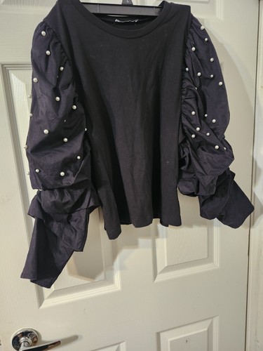 Blusa zara donna nera - blusa,