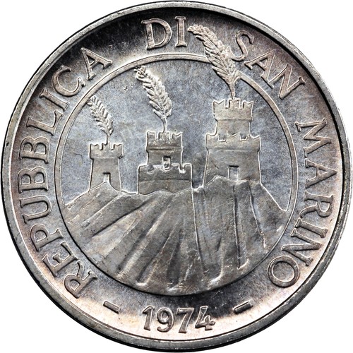 Saint marin 500 lire 1974 - ,