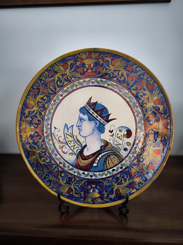Piatto ceramica maiolica - piatto,