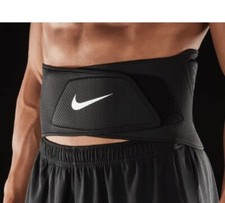 FASCIA NIKE PANCIA SCHIENA PALESTRA SPORT WAIST WRAP NERO N1000795010 ORIGINALE