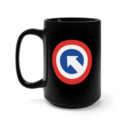 Tazza nera 15oz esercito - nera,