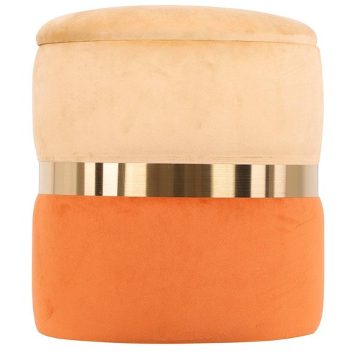 Pouf velluto contenitore - pouf,