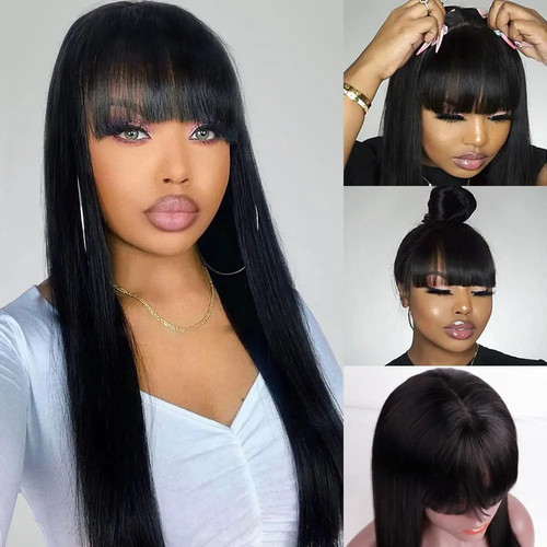 Parrucca capelli umani - , lisci
